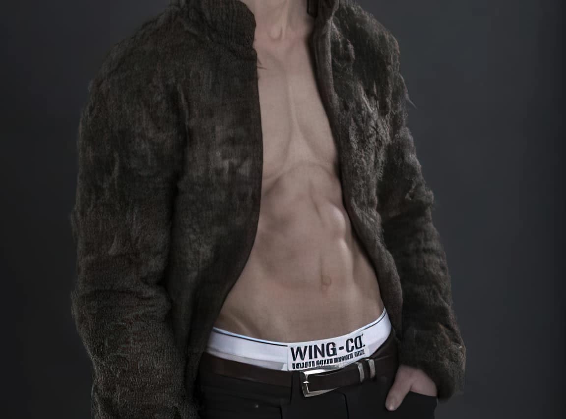 Chest Hair Fur Coat Made From Human Hair