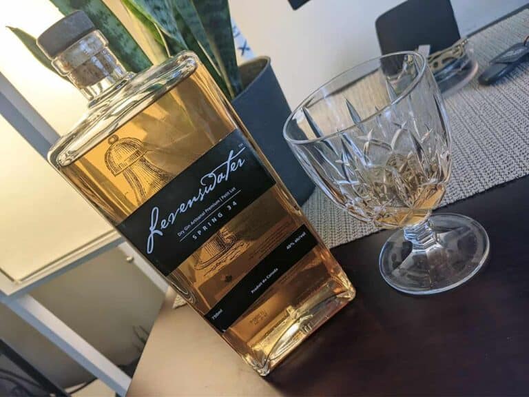 levenswater gin and glass