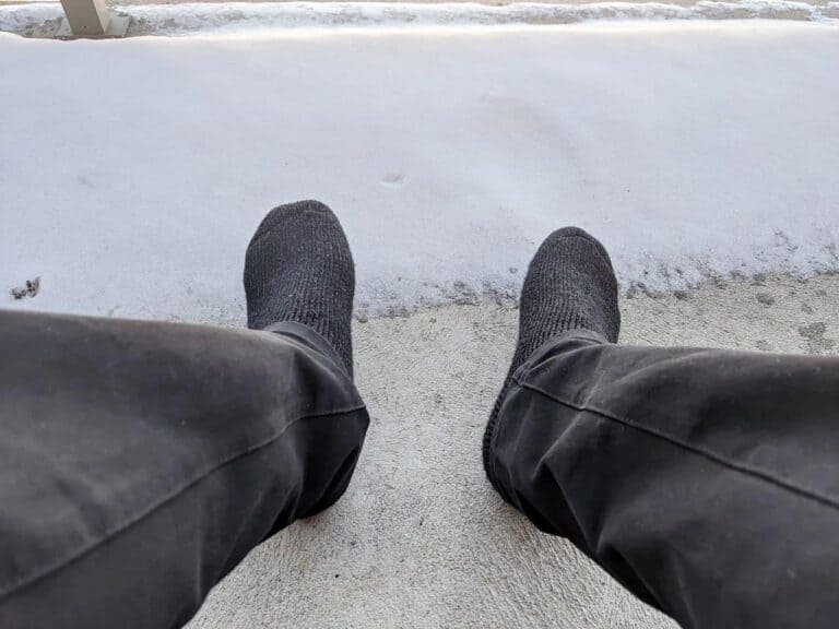 heat holders thermo socks outside