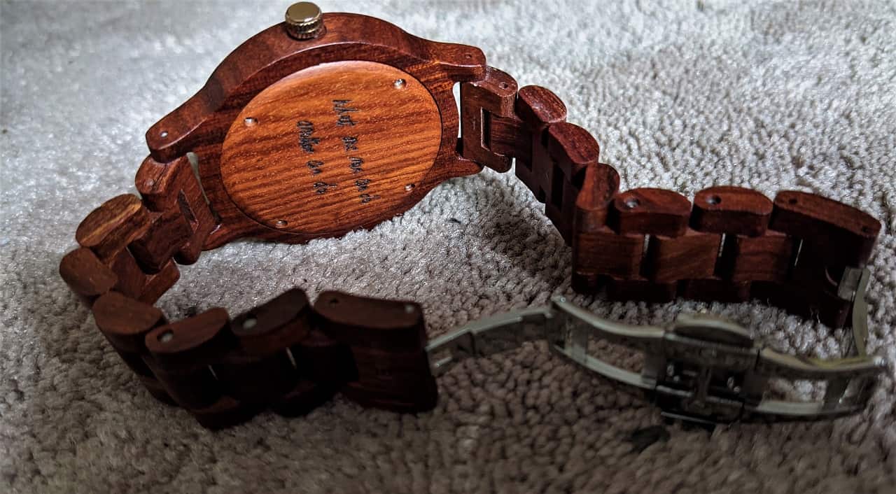 Svenn Atlas Wood Watch Review 6 Svenn Atlas case back with engraving