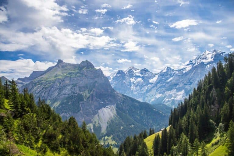 beautiful mountain range