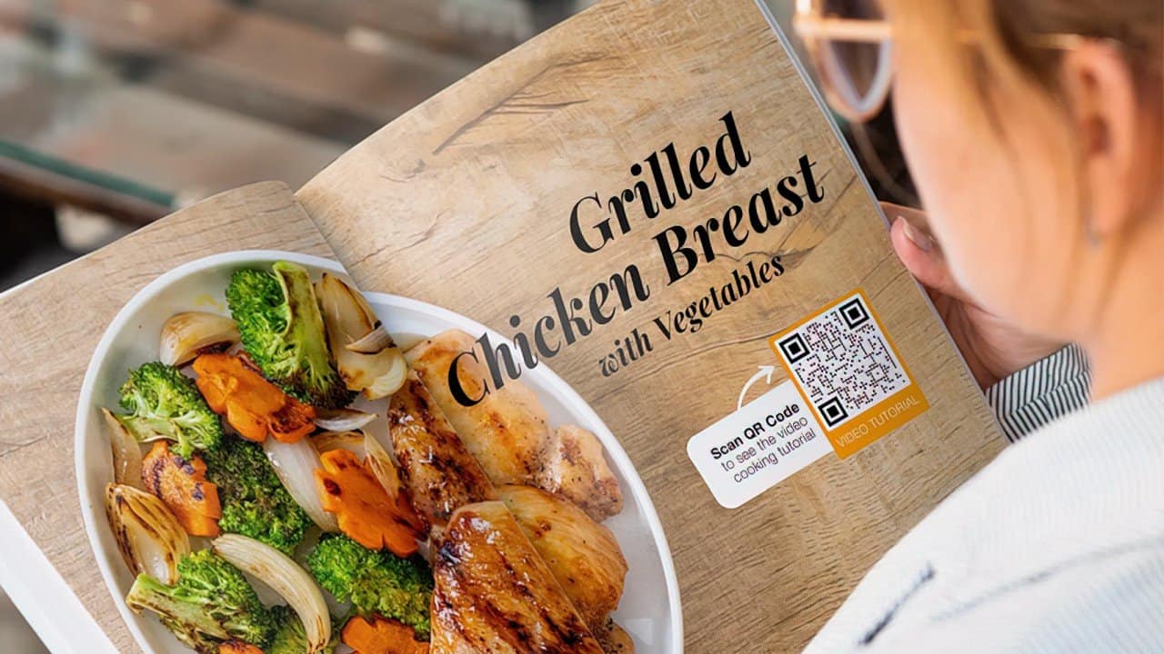 grilled chicken breast qr code upscaled