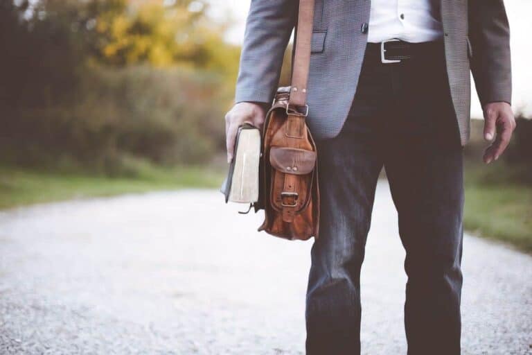 man with little bag upscaled