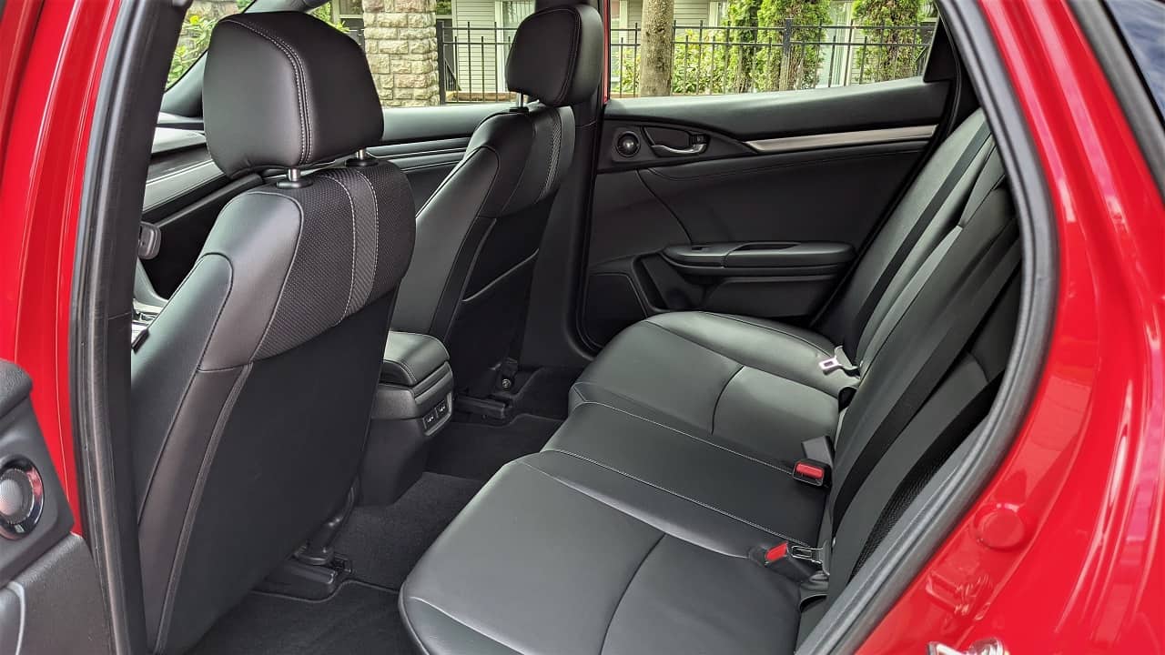 2021 Honda Civic Hatchback back seat