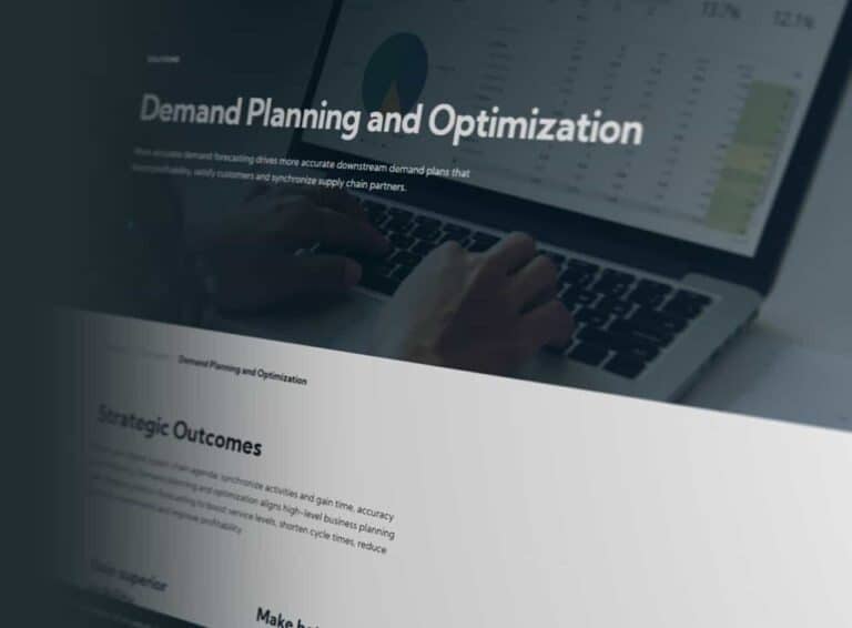 demand planning and optimization