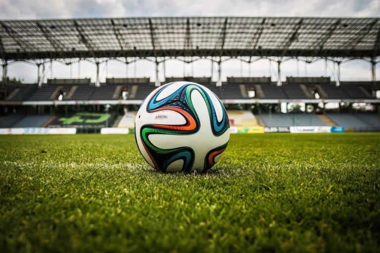 soccer ball on field