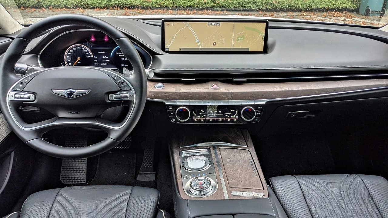 2022 Genesis G80 Prestige Review 4 2021 Genesis G80 Prestige interior