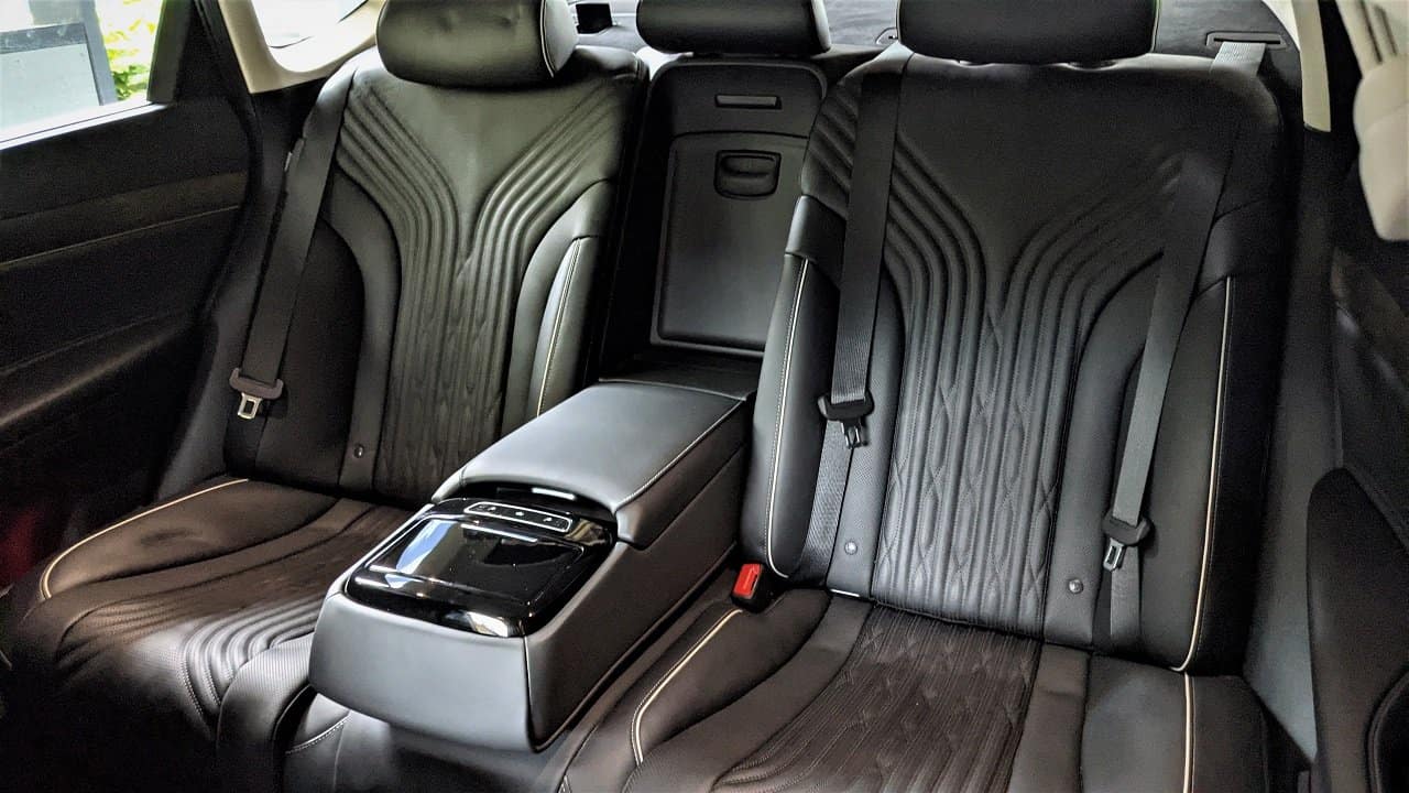 2022 Genesis G80 Prestige Review 6 2021 Genesis G80 Prestige rear seats