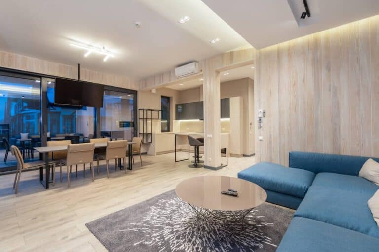 inside nice apartment