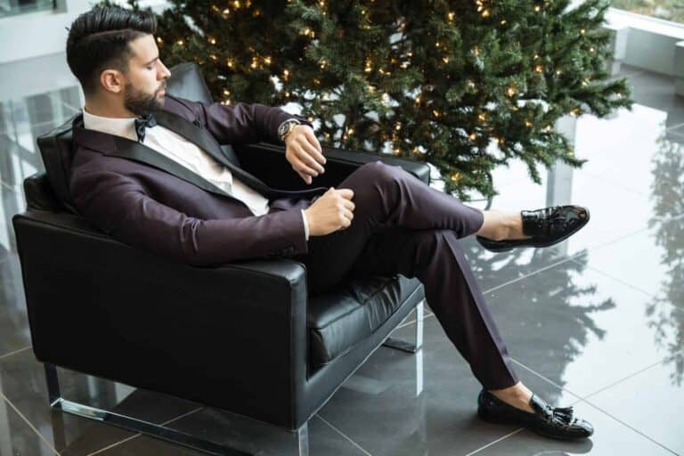 suit tuxido stylish man