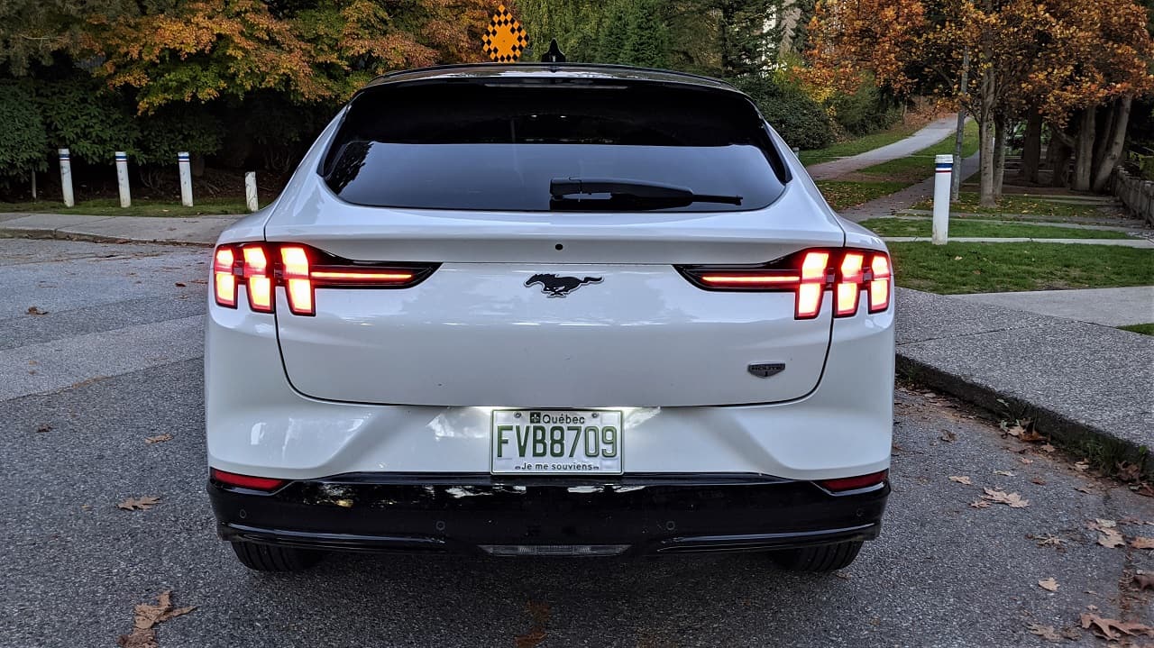 2021 Ford Mustang Mach E rear