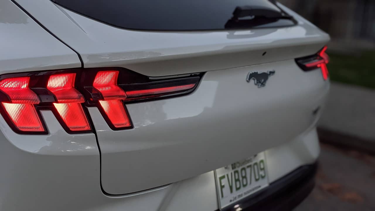 2021 Ford Mustang Mach E tailights