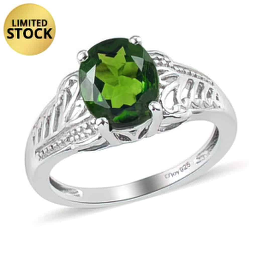 Everything You Need To Know About Chrome Diopside Jewelry 2 chrome ring green