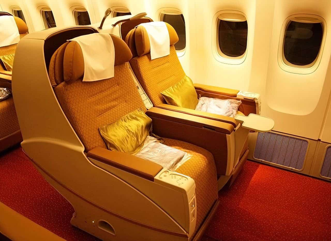 fancy airline seats