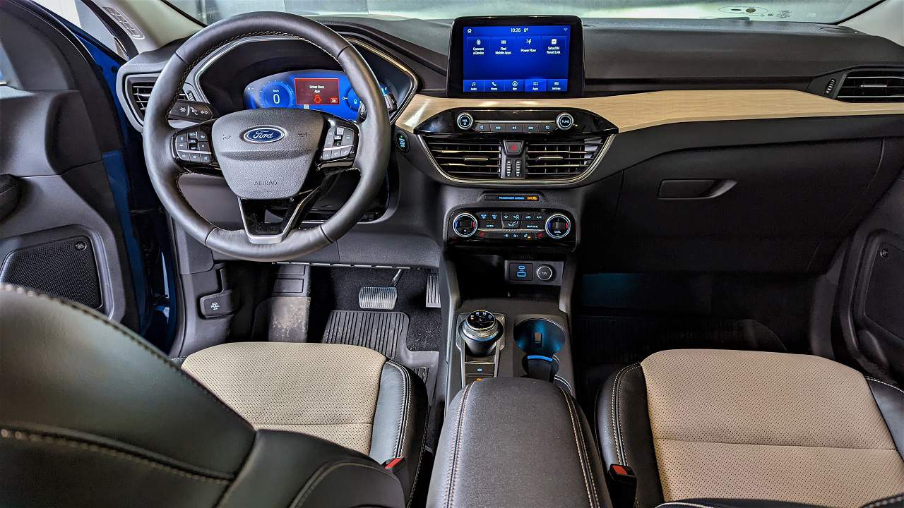 2022 Ford Escape PHEV interior