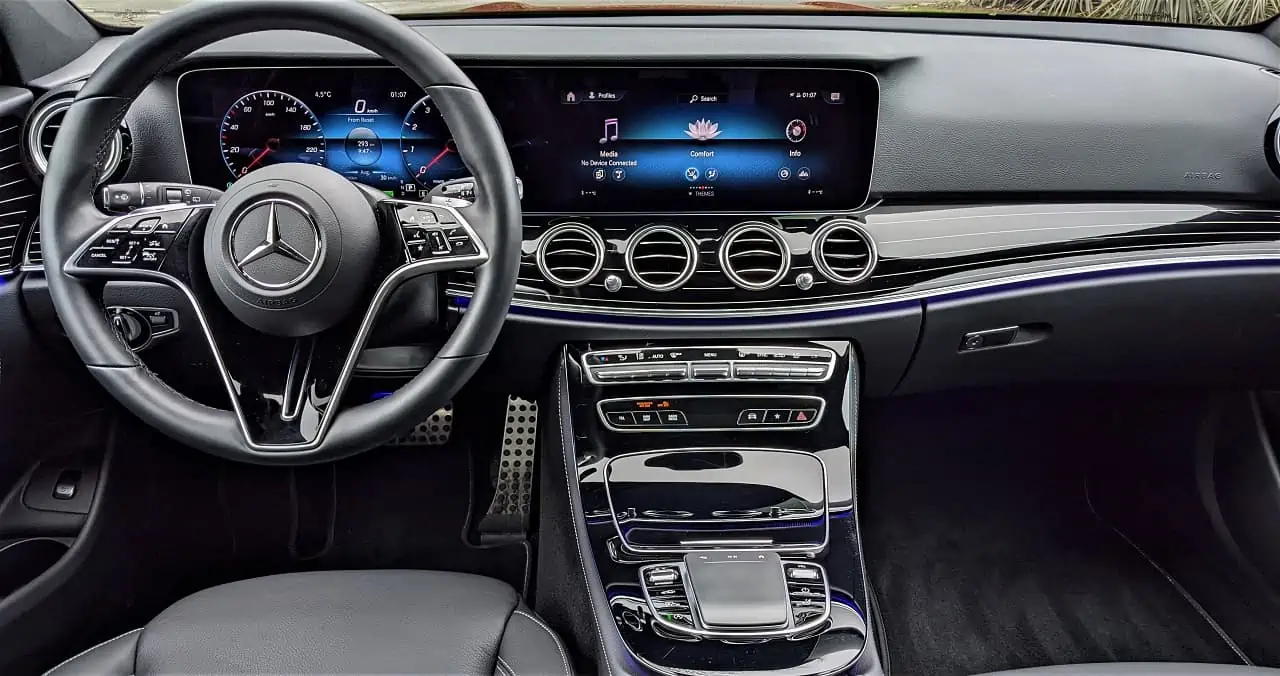 Utility & Class: 2022 Mercedes-Benz E 450 4MATIC All-Terrain Wagon Review 4 2022 Mercedes Benz E450 All Terrain Wagon Interior