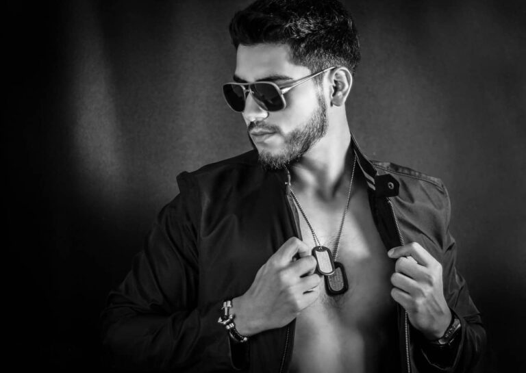 handsome male model