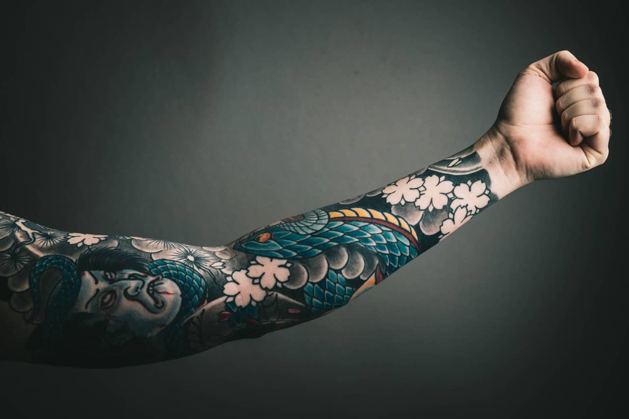 spain tattoo sleeve