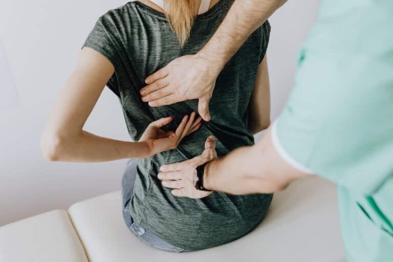 Chiropractor adjustment