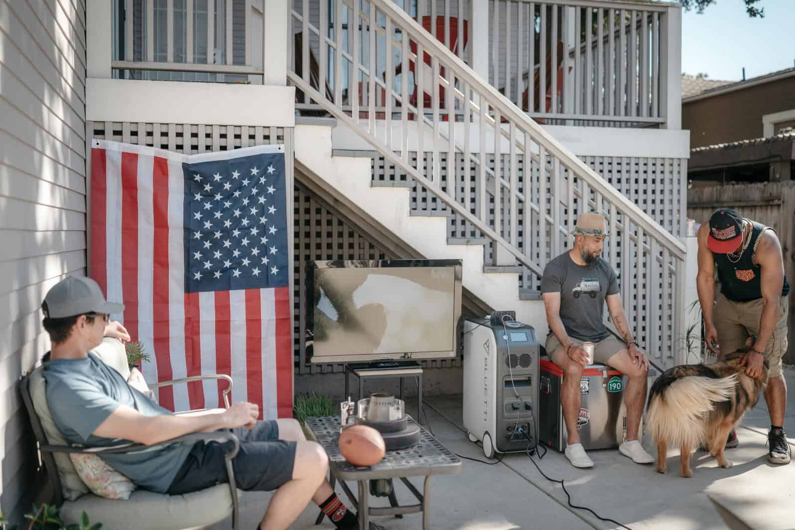 BLUETTI Launches the Veterans & Military Benefits Program 2 memorial day bluetti flag