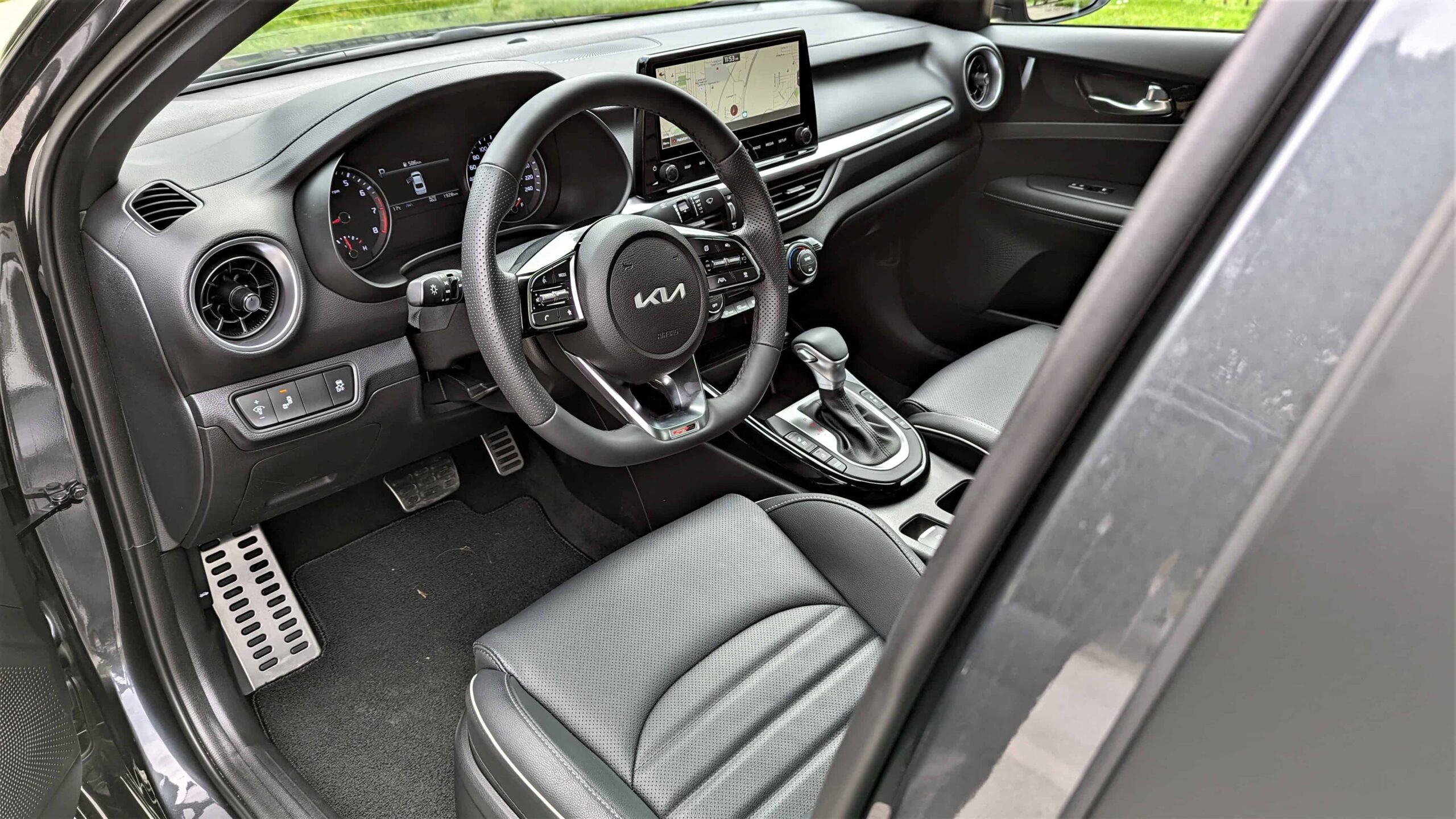 Small, Fun, and Fuel Efficient: 2022 Kia Forte GT-Line Review 9 2022 Kia Forte GT Line drivers side scaled