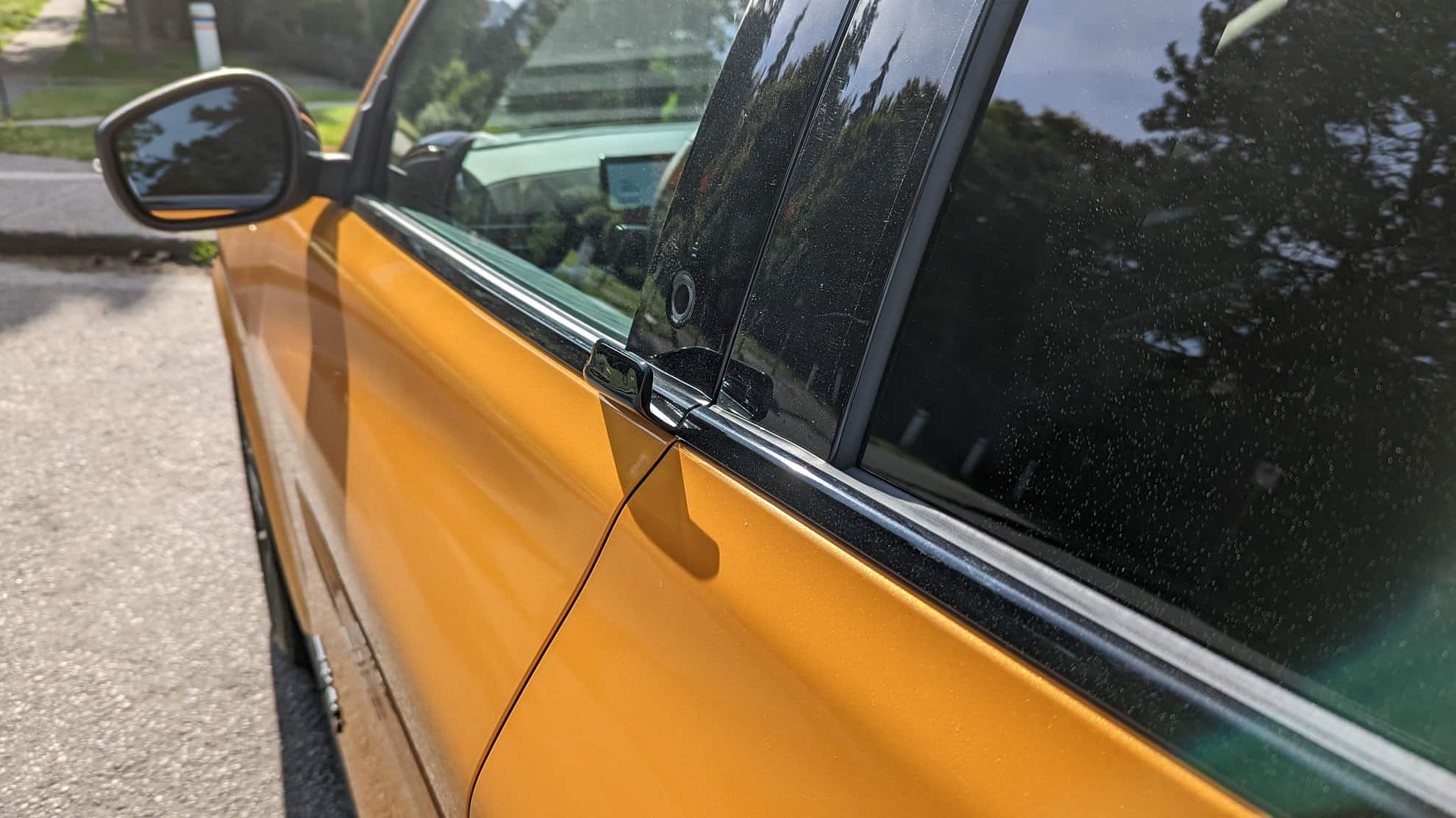 2022 Ford Mustang Mach-E GT Performance Edition Review 4 2022 Ford Mustang Mach E GT Performance Edition Door Handle
