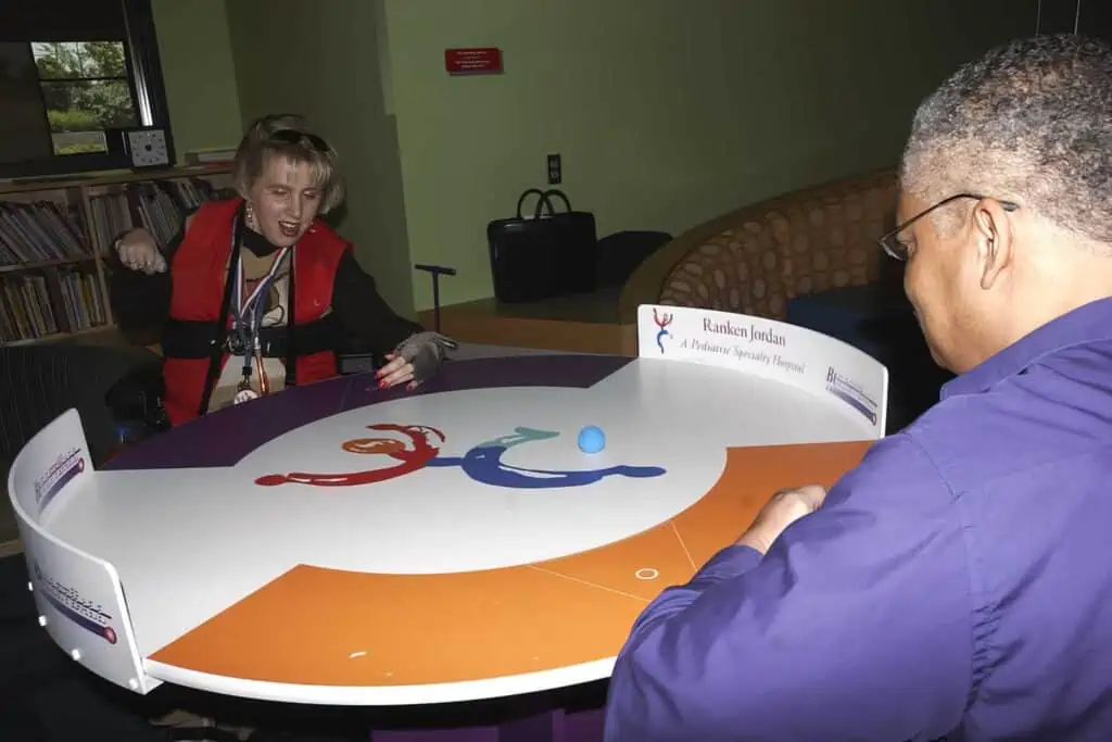 people playing bulletball together