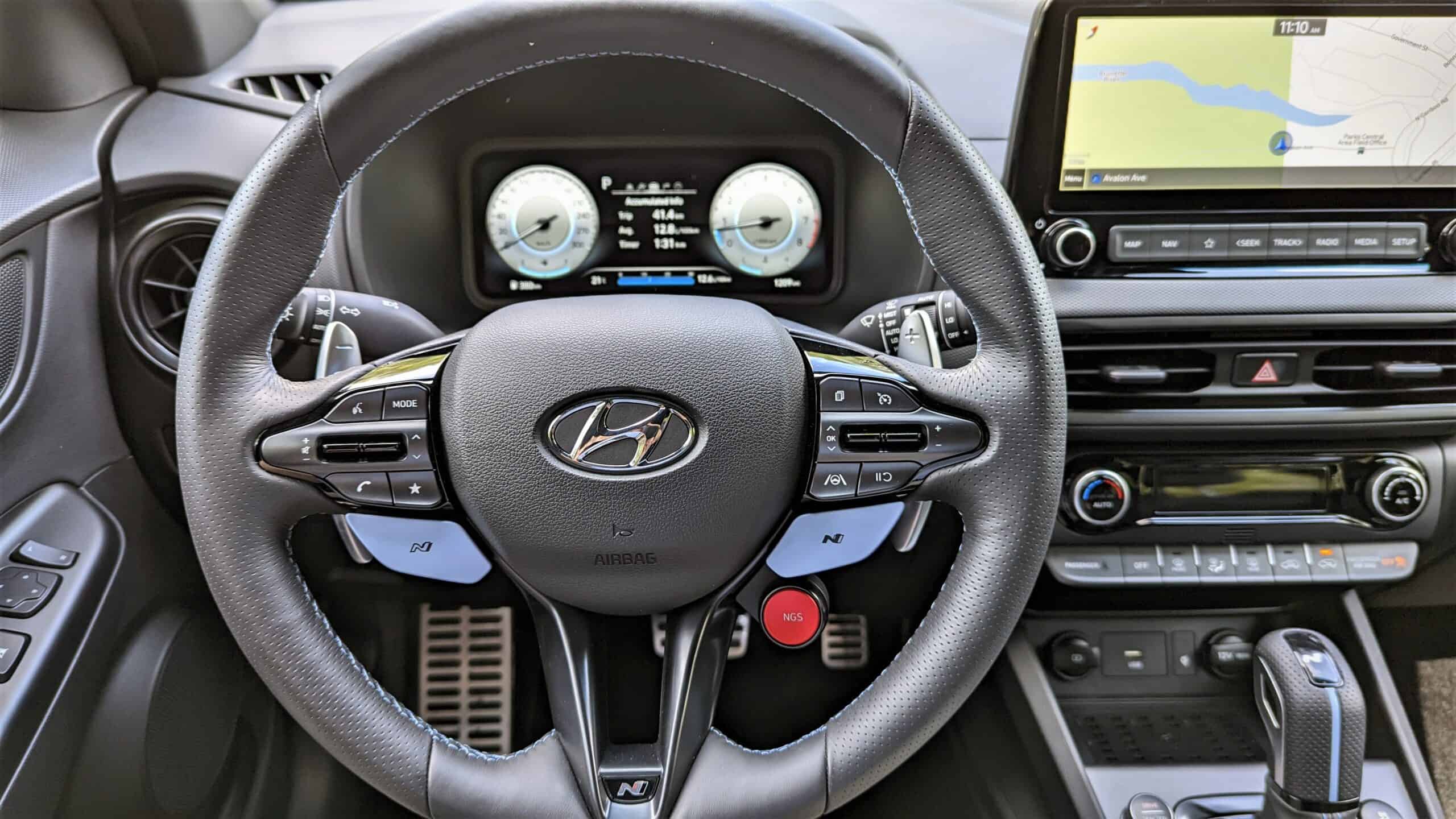 2022 Hyundai Kona N Steering Wheel scaled