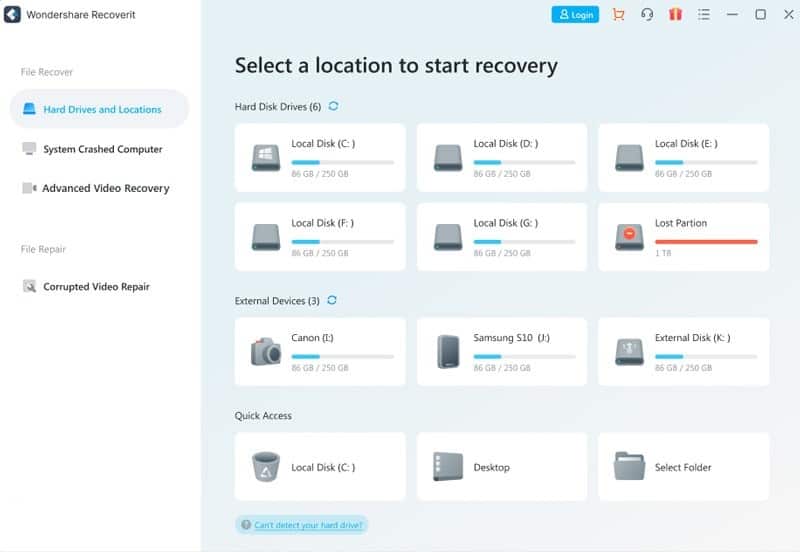 Wondershare Recoverit: Data Recovery Software For All Your Needs 4 Wondershare Recoverit 3