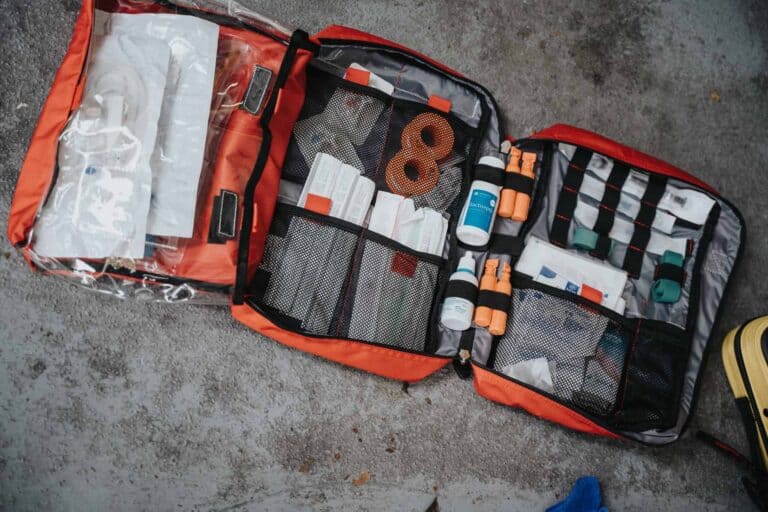emergency first aid kit