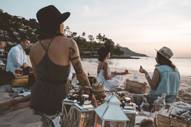 picnic at the beach