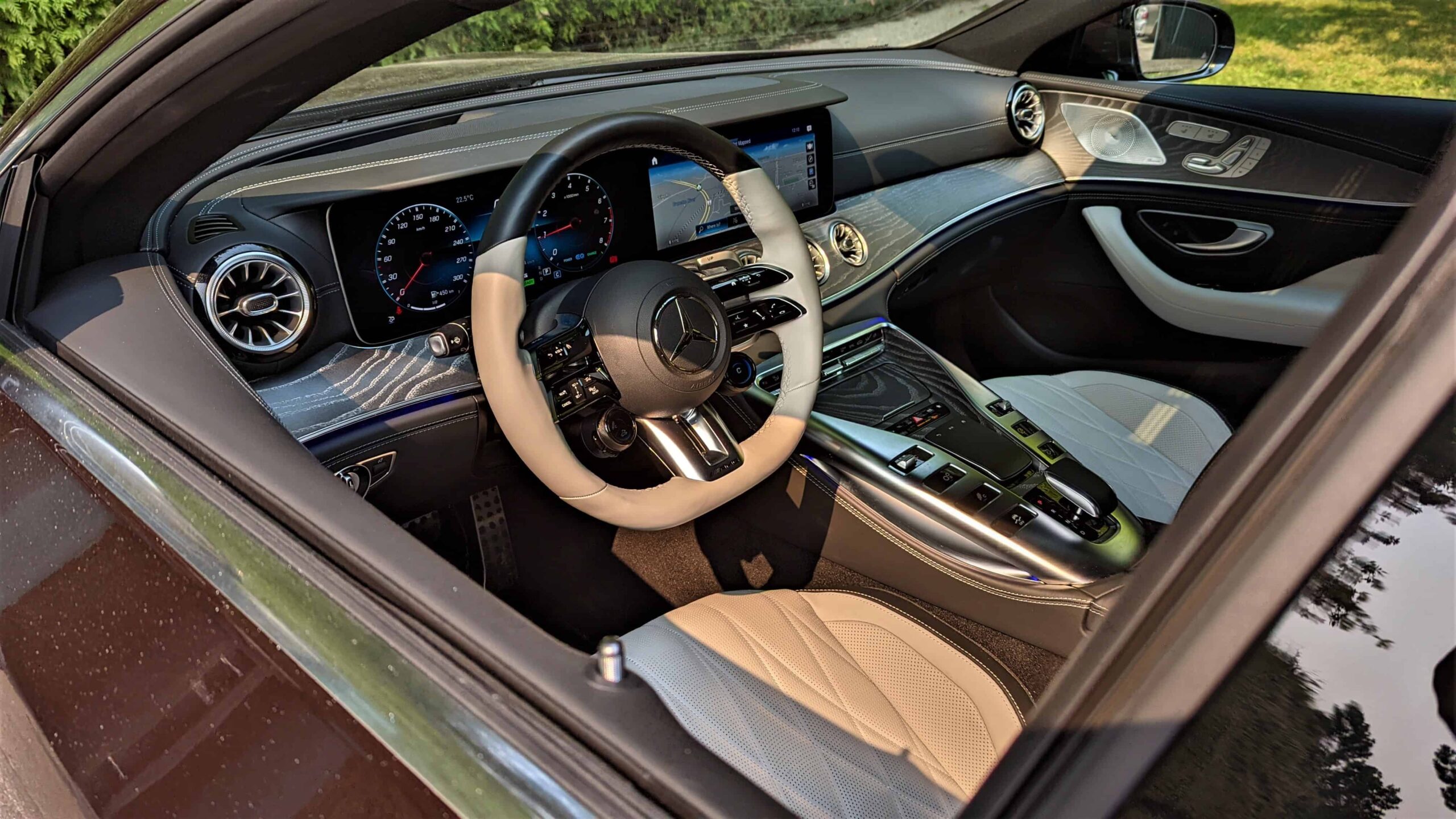 2022 Mercedes-AMG GT 4-Door Coupe Review: The Practical Luxury Sports Car 5 2022 Mercedes AMG GT 4 Door Drivers side scaled