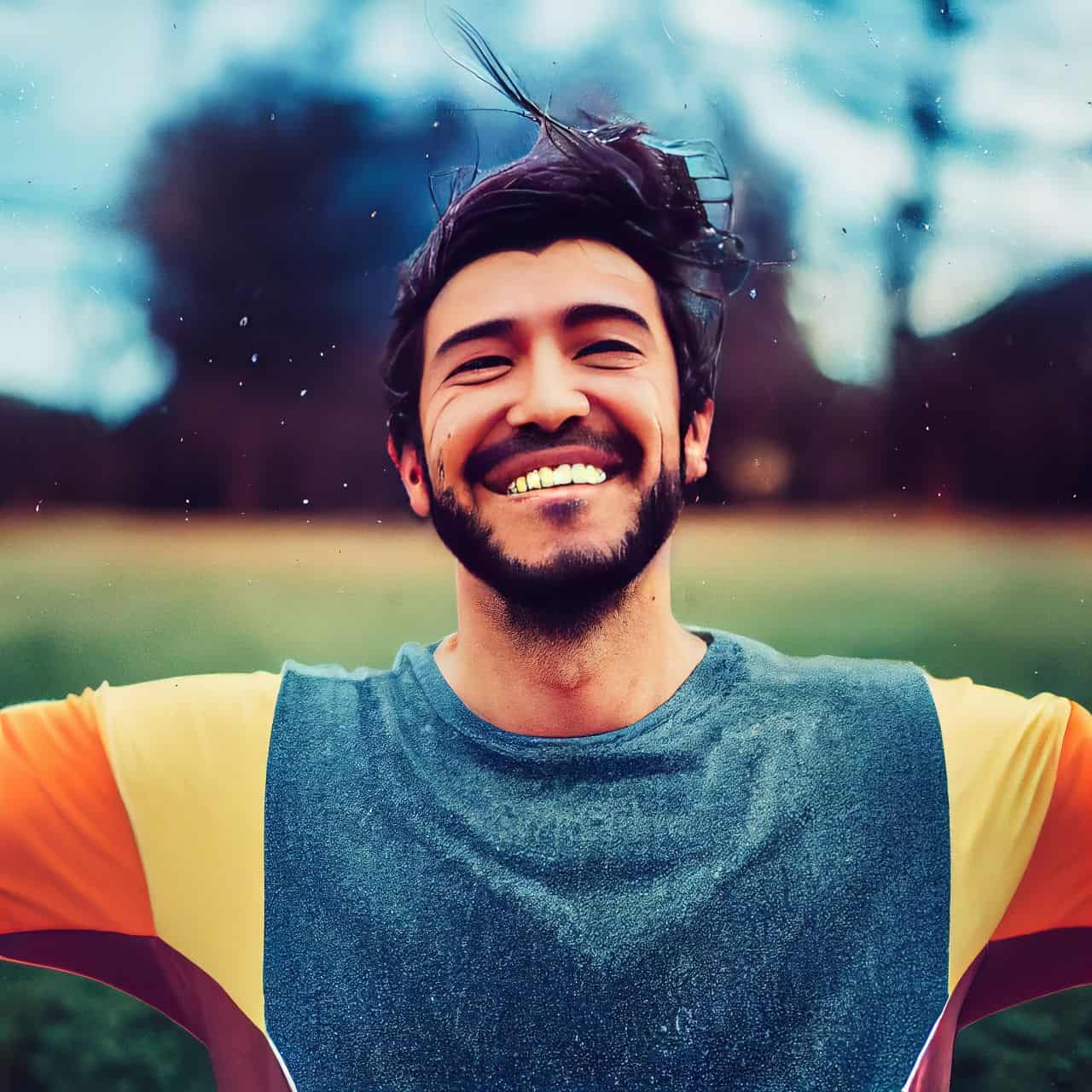 a man playing inclusive sports