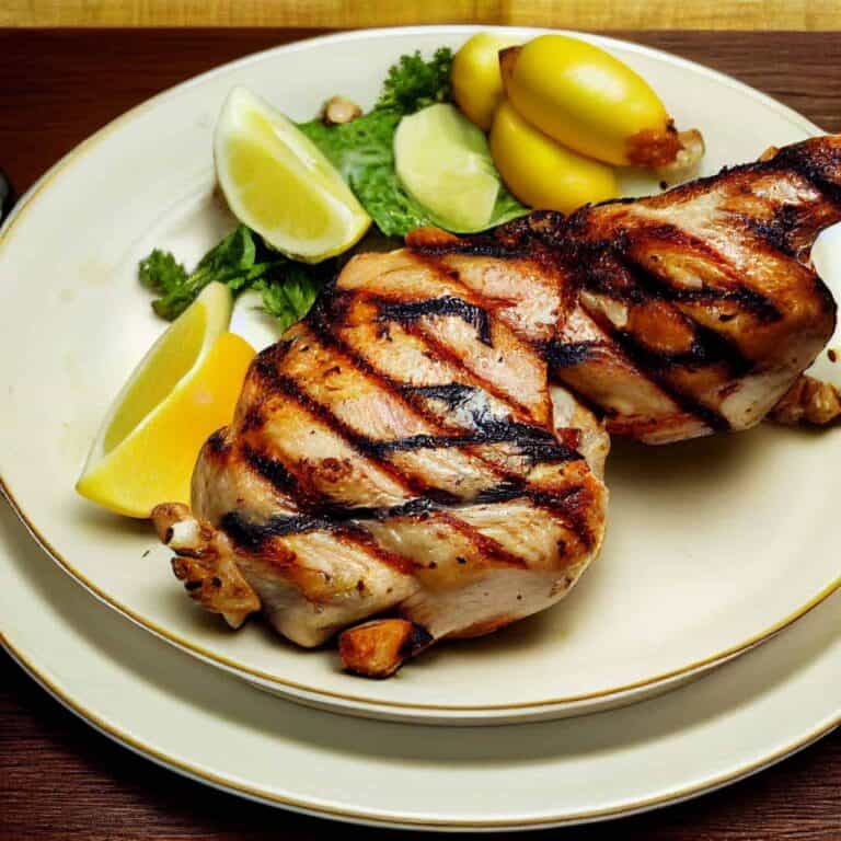 grilled chicken on a plate