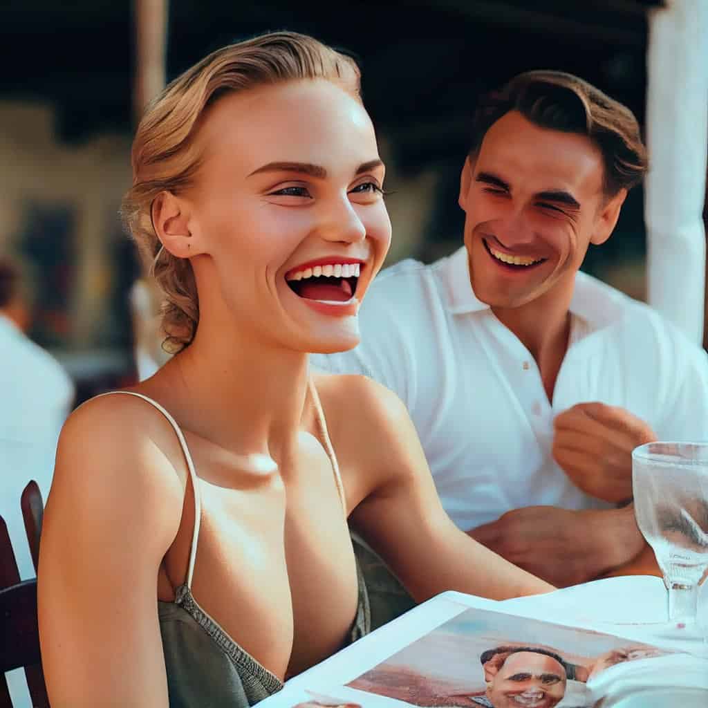 Navigating the Emotional Fallout of Losing Attraction in a Long-Term Relationship 3 handsome man on a date with a smiling woman