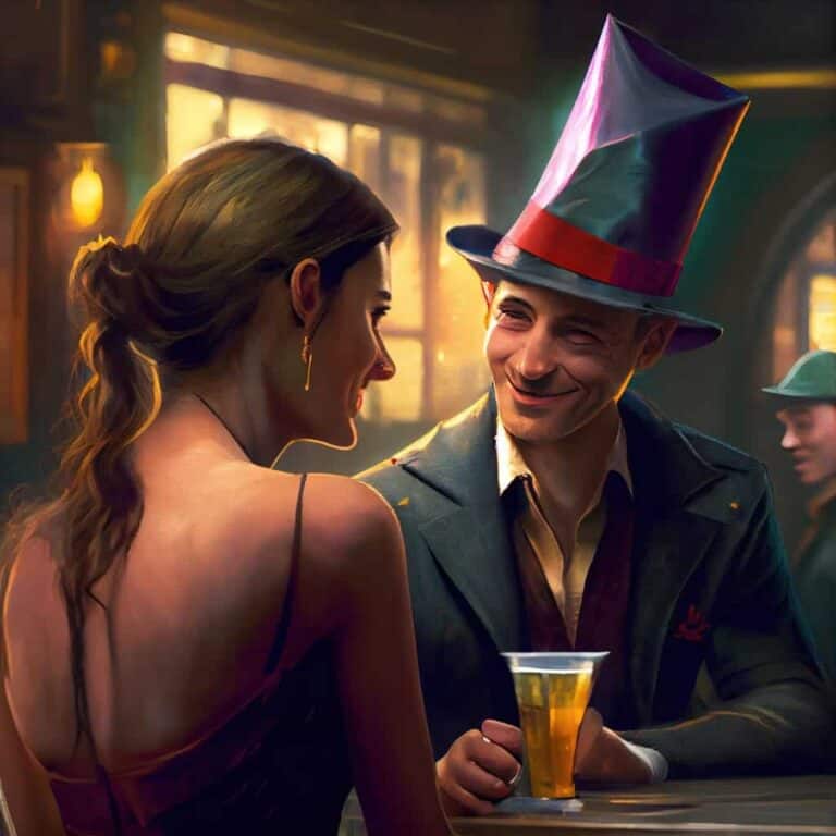 man using a birthday pickup line 2
