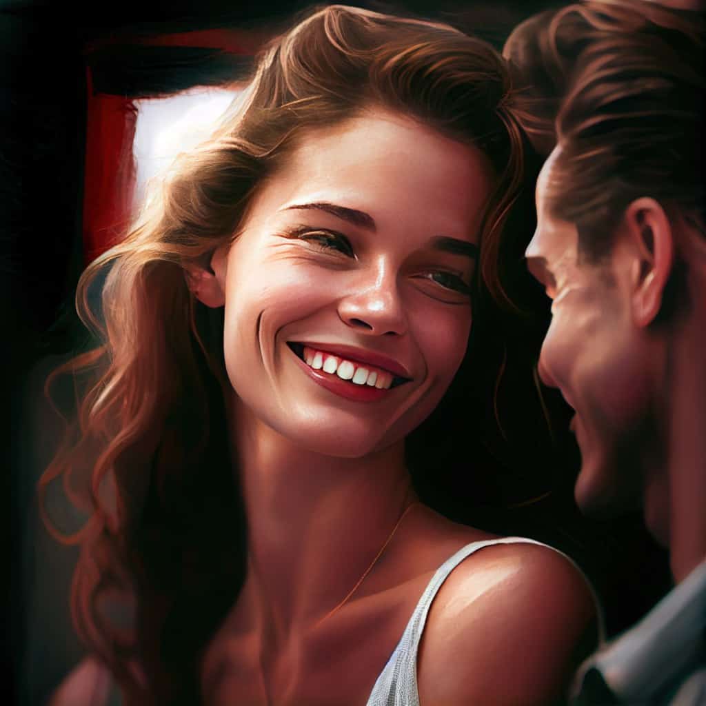 Three Words to Make Any Woman Want You 2 woman looking at man lovingly