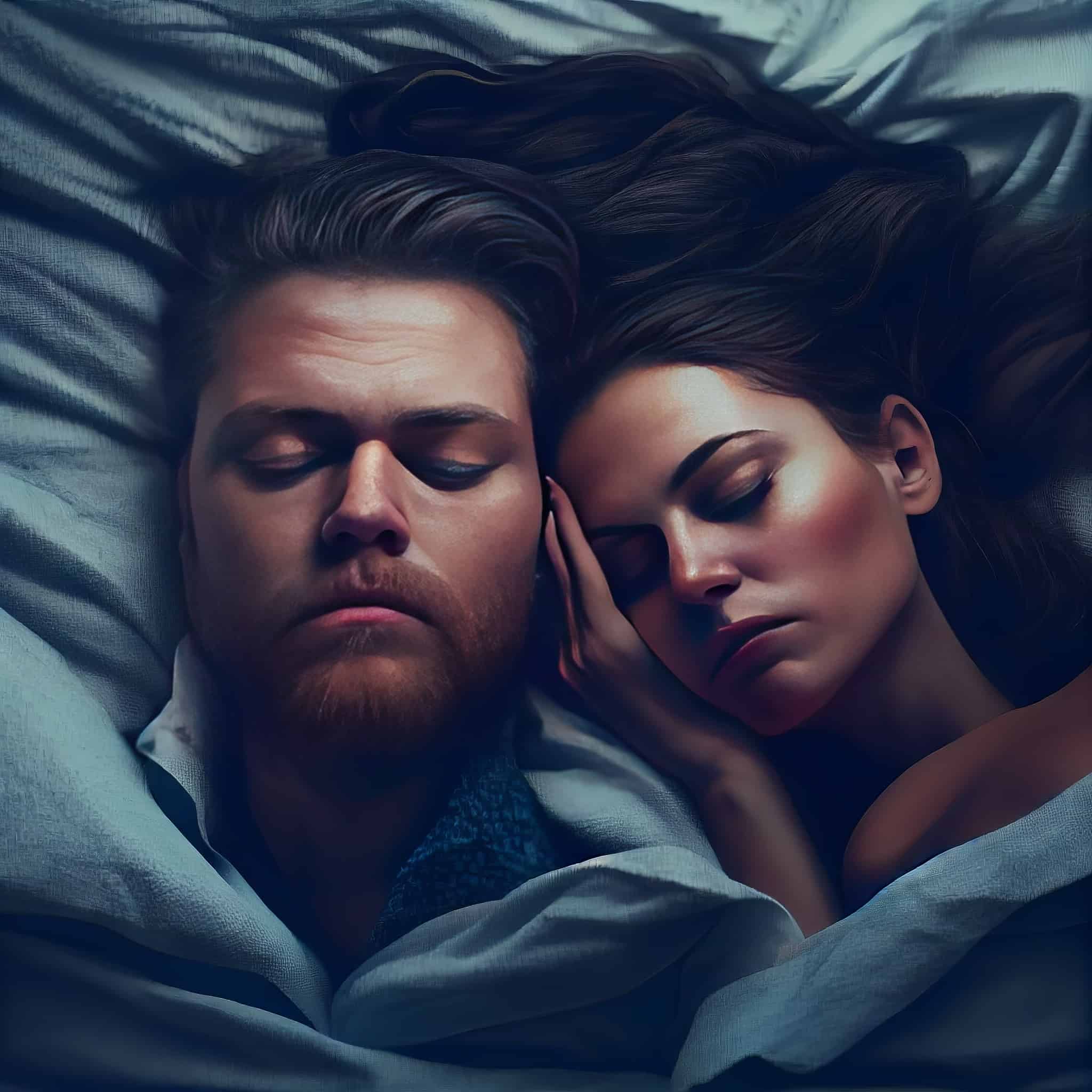 The Ultimate Guide To Better Sleep: Hacks and Tips for a Restful Night 3 sleeping couple in bed 1