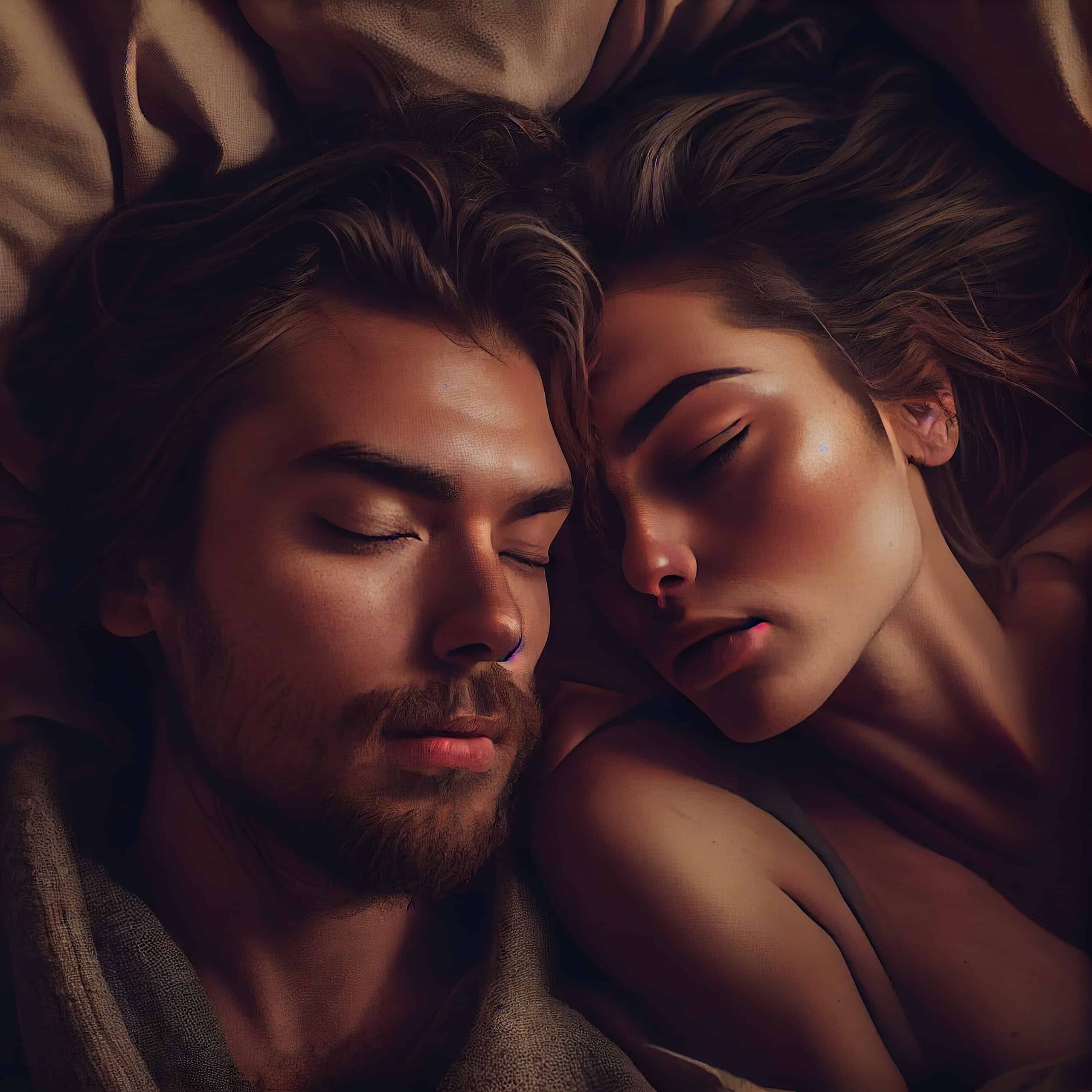 The Ultimate Guide To Better Sleep: Hacks and Tips for a Restful Night 2 sleeping couple in bed 2 scaled