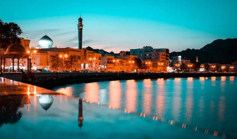 Muscat Oman at Dusk