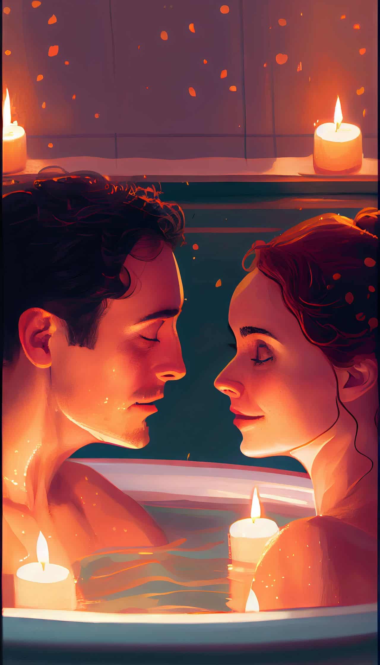 Stress-Proof Your Marriage: A Guide for Bulletproof Husbands 3 romantic couple in the bathtub