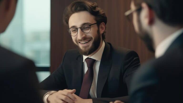 Lawyer with rich clients