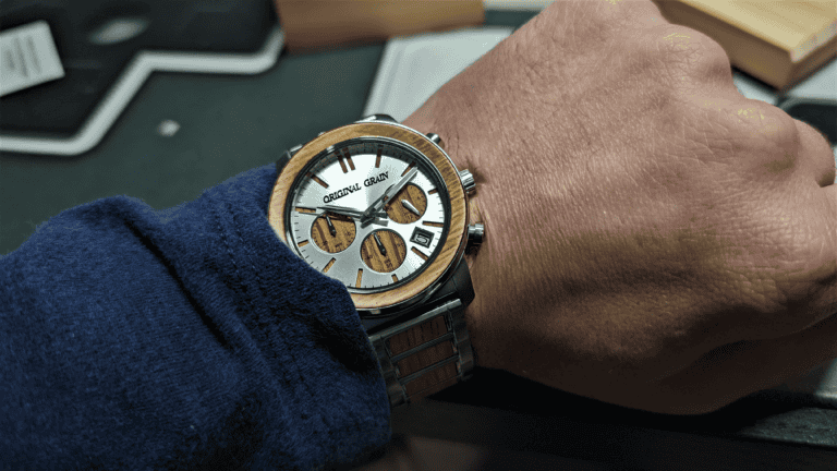 Original Grain Brewmaster Silver Barrel Chrono Wristshot