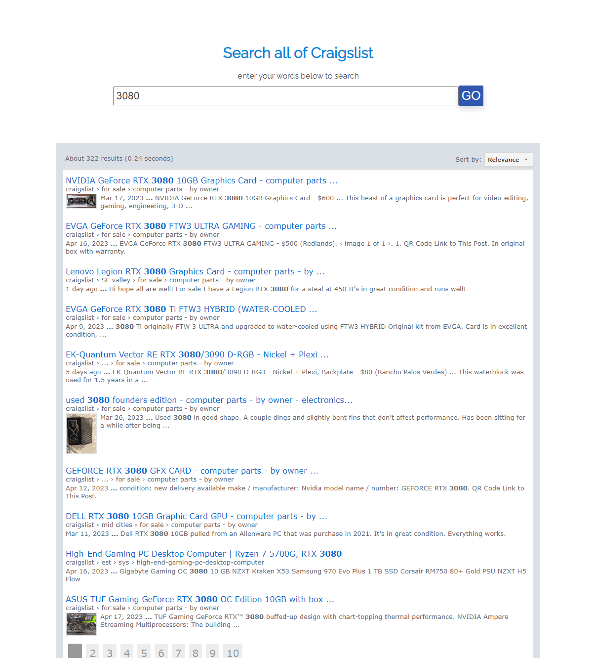 Allofcraigs: #1 Free Site to Search All of Craigslist 2 allofcraigs renamed to search craigslist results