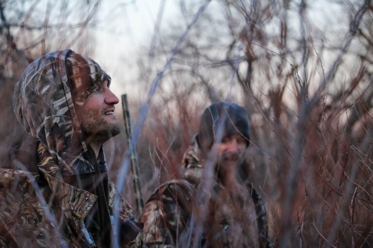 camouflage men hunting