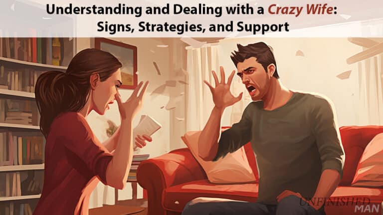 crazy wife and husband arguing