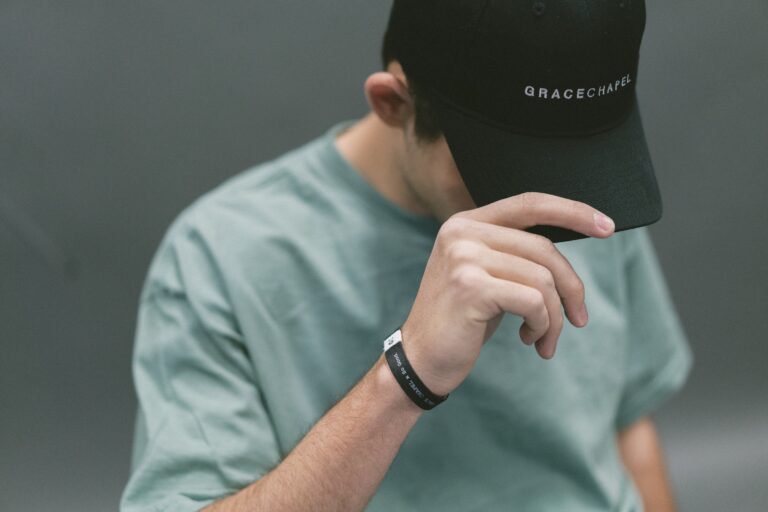 man wearing hat