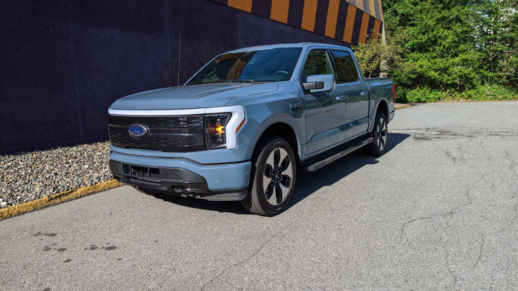 Best Ford Trucks For Men: Top 5 Picks for Power & Style in 2025 6 Front 3-quarters shot of a 2023 Ford F-150 Lightning