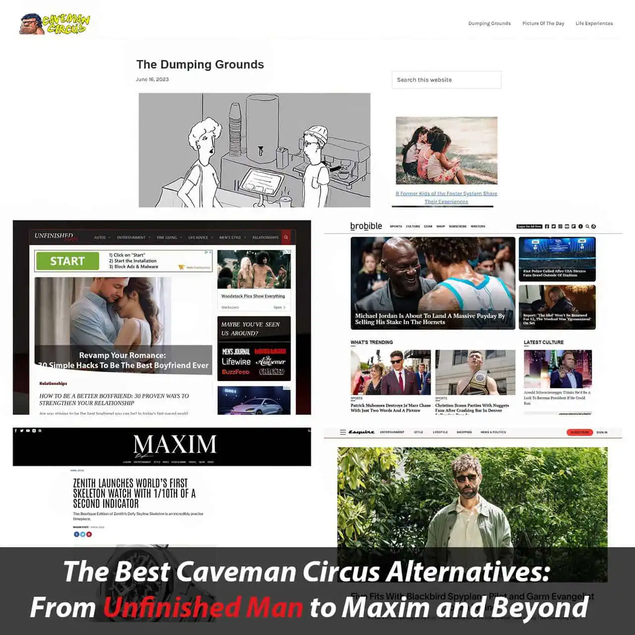 caveman circus alternatives and competitors