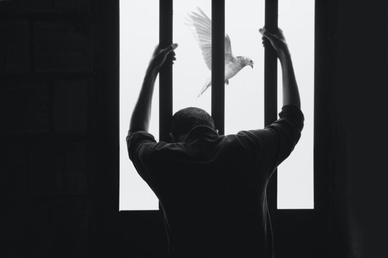 convict man in jail prison